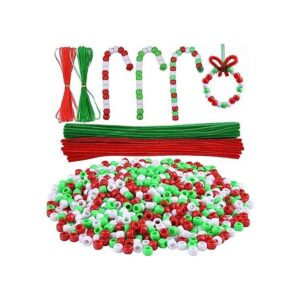 Livder Kit de adornos de cuentas de Navidad incluye 1000