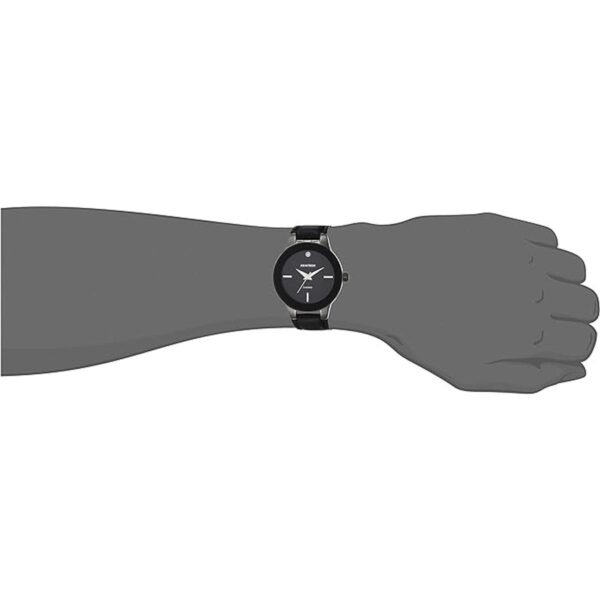 Armitron Womens Genuine Diamond Dial Leather Strap Watch_2