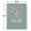 Libreta de tapa blanda Life In Full Bloom de 8.5 x 11.0_3