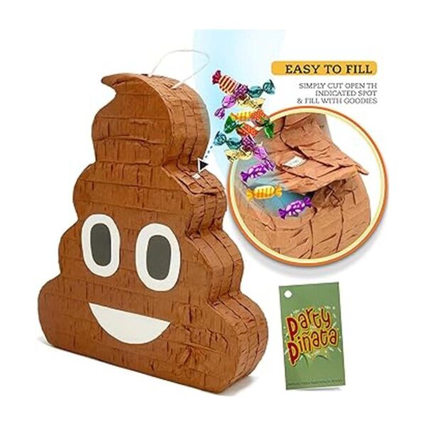Emoji Piñata con emoticones para fiestas de cumpleaños y_3