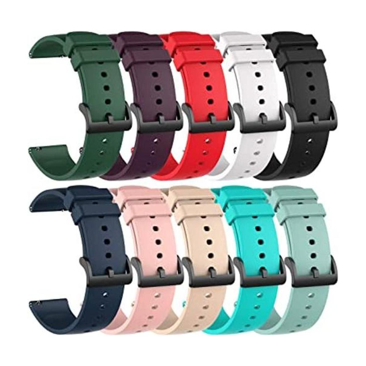 Chofit Paquete de 10 correas de silicona compatibles con