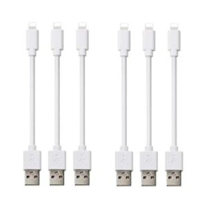 Cable de carga corto para teléfono 6 unidades de 1 pie_1