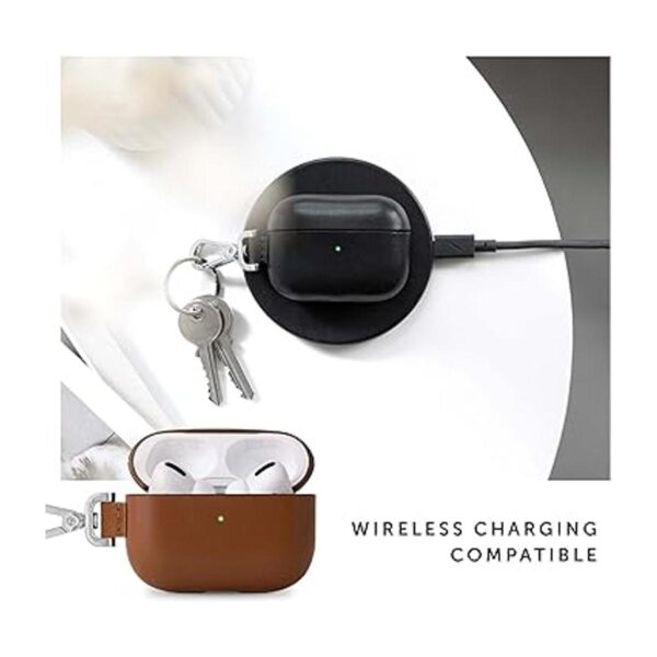 Native Union Funda de cuero para AirPods Pro con clip