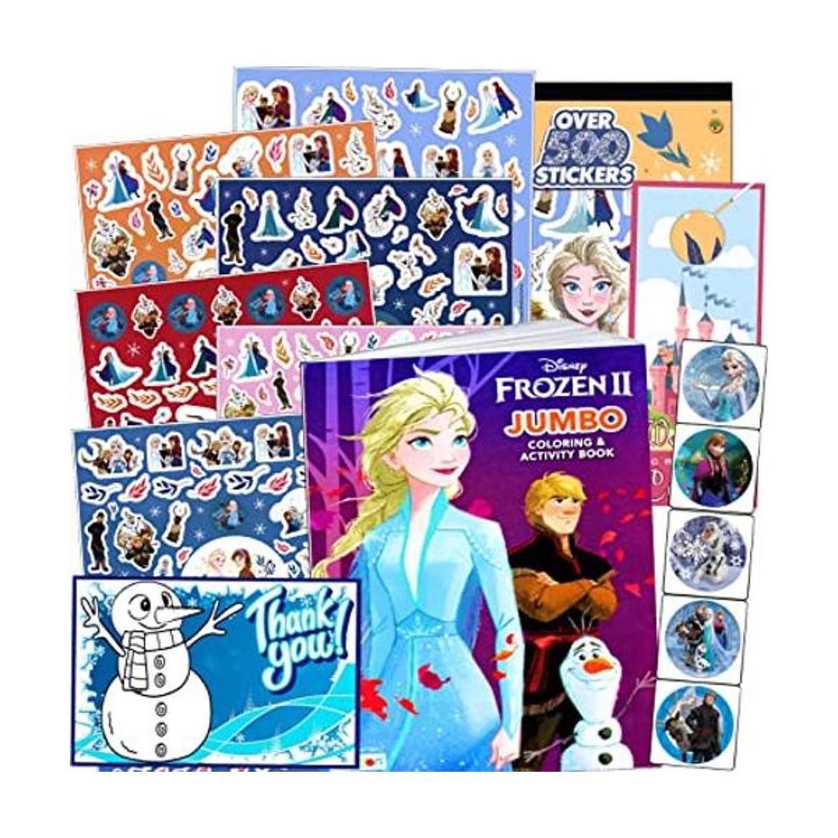 Libro para colorear con pegatinas de Frozen incluye 2