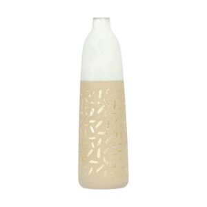 Main Mesa Stoneware Vase with Gold Pattern_1