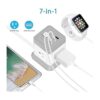 BEVA Regleta de alimentación con 4 tomas 3 puertos USB_3