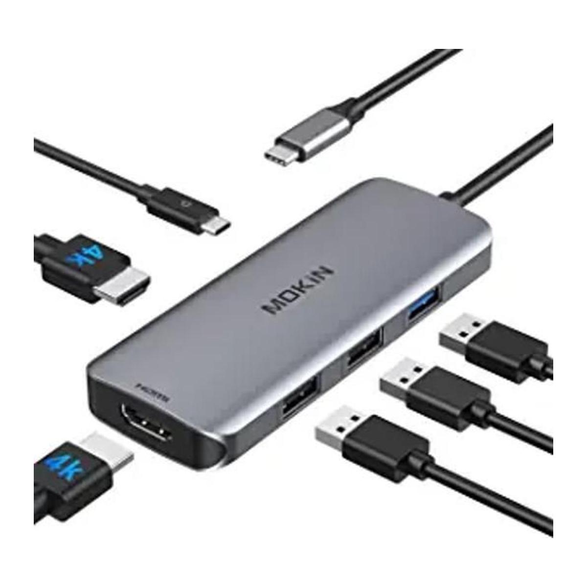 Estación de acoplamiento USB C a doble HDMI USB C Hub
