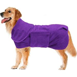 Geyecete Abrigo de secado rápido para perro bolsa de_1