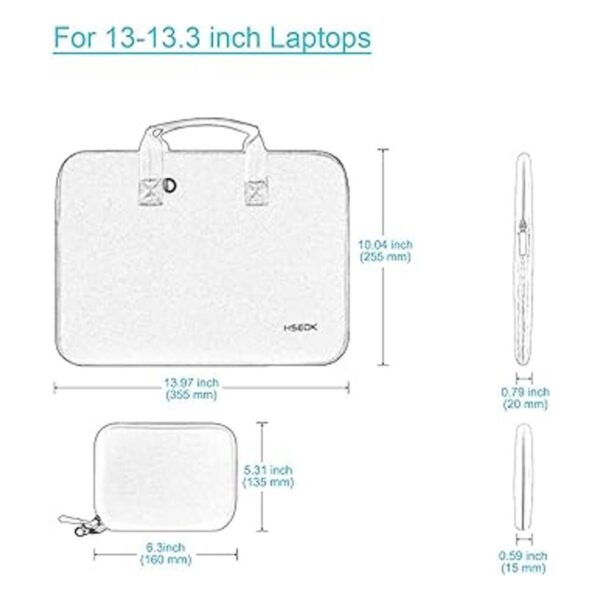 Funda elástica de neopreno para laptop compatible con_2