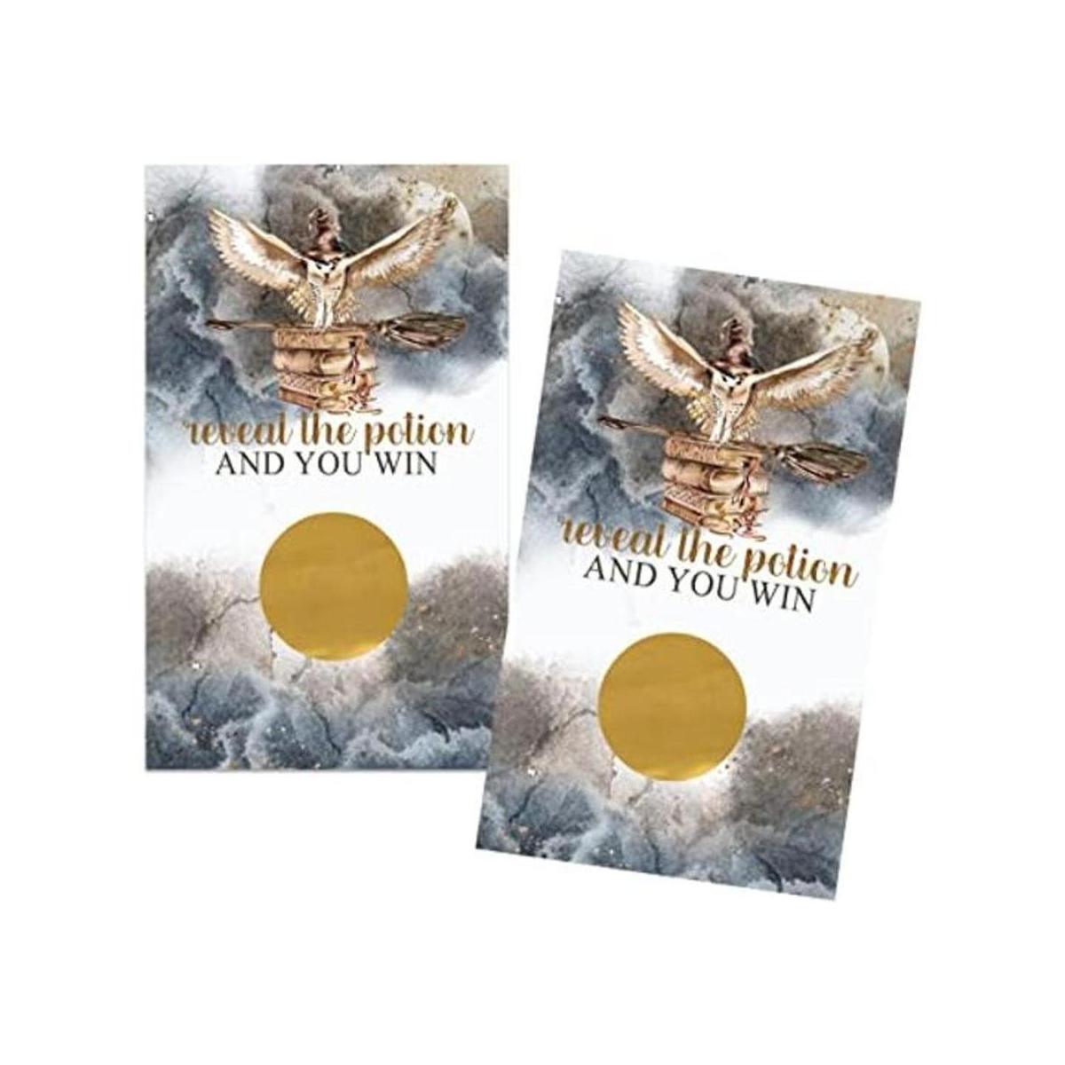 Magic Wizard Juego de 30 tarjetas de juego para raspar de