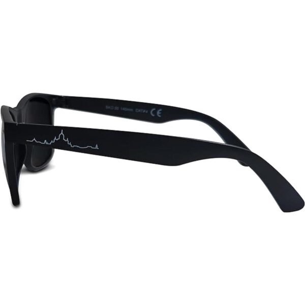 Gafas de sol polarizadas Kiva Retro Negro mate_2