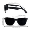 Gafas de sol polarizadas Kiva Retro Negro mate_3