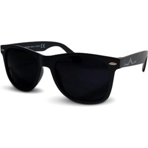 Gafas de sol polarizadas Kiva Retro Negro mate_1