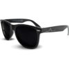 Gafas de sol polarizadas Kiva Retro Negro brillante_1