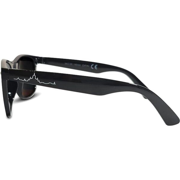 Gafas de sol polarizadas Kiva Retro Negro brillante_2