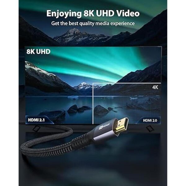 Cable HDMI 2.1 8K de 6 pies 48 Gbps Stouchi_2