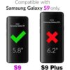 Asuwish Funda tipo cartera para Samsung Galaxy S9 de_2