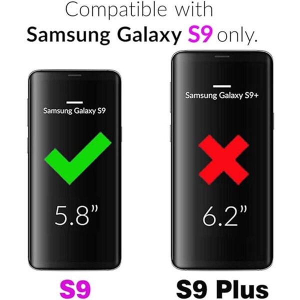 Asuwish Funda tipo cartera para Samsung Galaxy S9 de_2