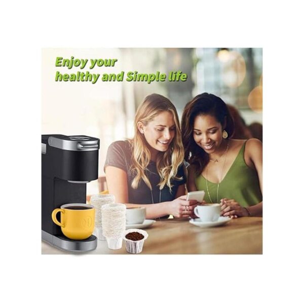 Filtros de papel de café con tapa desechables para Keurig_6