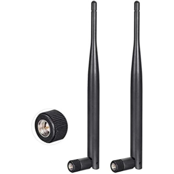 Bingfu Antena de 4 G LTE 6 dBi SMA macho 2 unidades_1