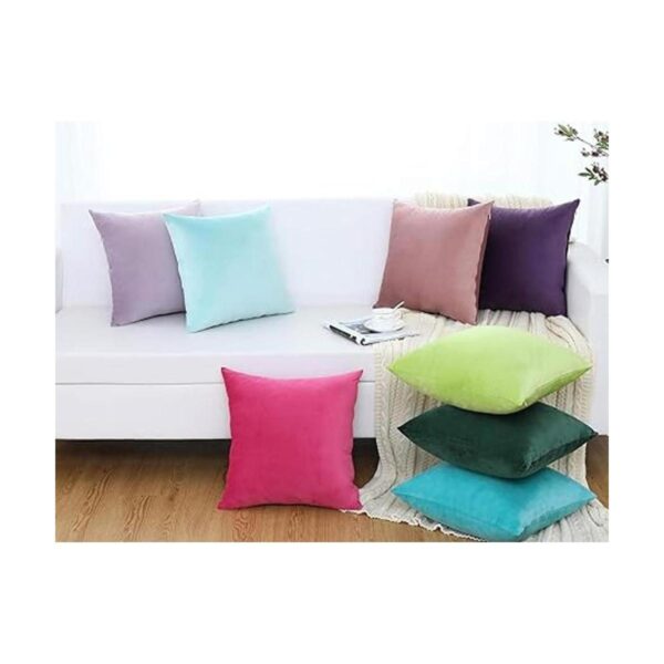 Jeneoo Fundas de almohada de terciopelo suave para sofá