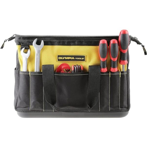 Olympia Tools Bolsa de herramientas de boca ancha de 16