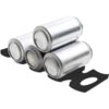 Kwmobile Alfombrilla de silicona para botellas latas