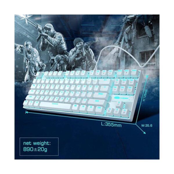 MageGee Teclado mecánico para juegos con interruptor azul_2