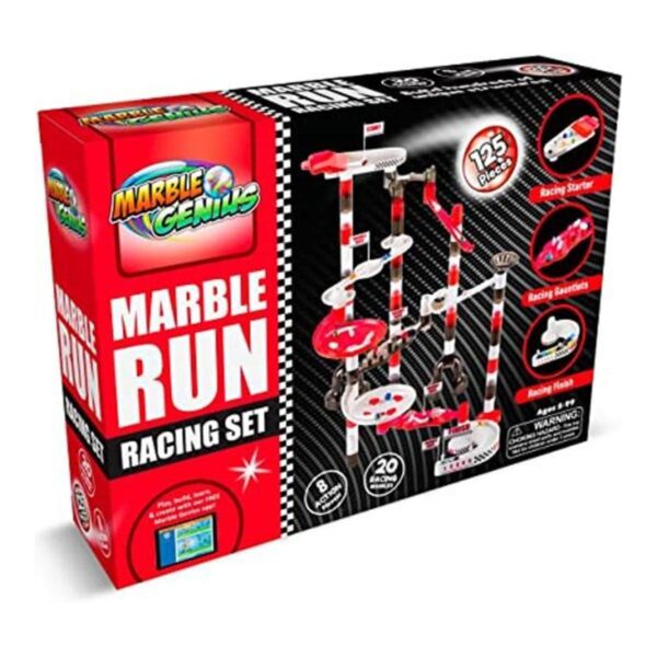 Marble Genius Juego de carreras 125 piezas con canicas_1
