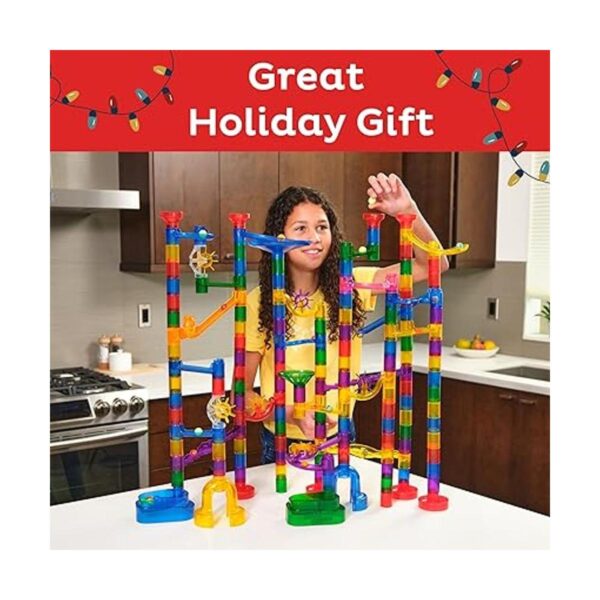 Marble Genius Glow Marble Run Extreme Set 300 piezas_2