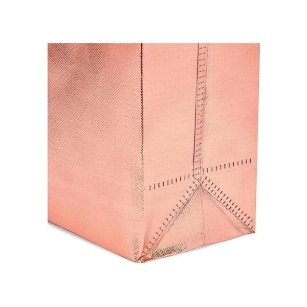 Bolsa reutilizable para compras grande oro rosa 20