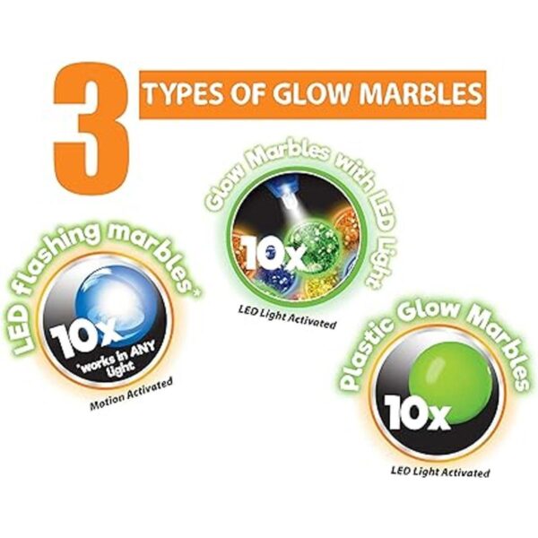 Marble Genius Glow Marble Run Extreme Set 300 piezas_3