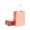 Bolsa reutilizable para compras grande oro rosa 20