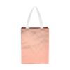 Bolsa reutilizable para compras grande oro rosa 20