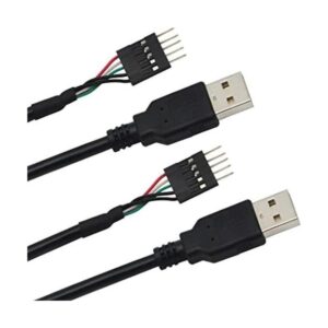 Dupont Cable adaptador de placa base de 5 pines a USB A_1