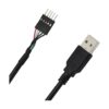 Dupont Cable adaptador de placa base de 5 pines a USB A_2