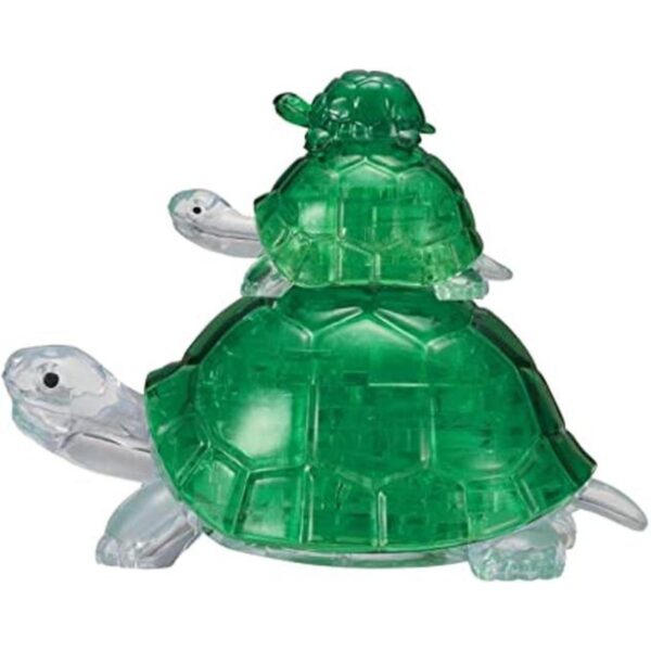 Bepuzzled Rompecabezas de cristal 3D tortugas 37 piezas_1