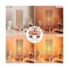 Lámpara de mesa de cristal lámpara de oro rosa de Hongin_2