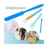 Kit de 12 varillas de silicona para remover brocha de