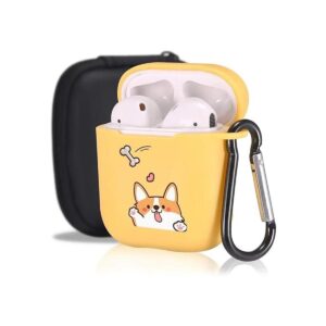 MAYCARI Bonita funda Corgi para perros AirPods 2 y 1 con_1