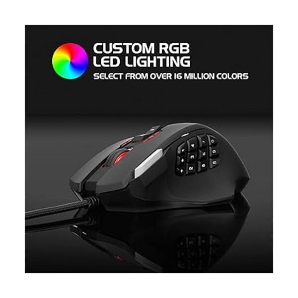 ENHANCE Theorem 2 MMO Gaming Mouse con 13 botones_4