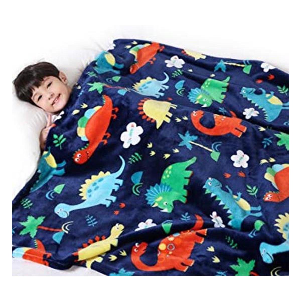 Lukeight Manta de dinosaurio para niños manta de