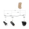 Kit de cable de luz colgante con enchufe de interruptor_3
