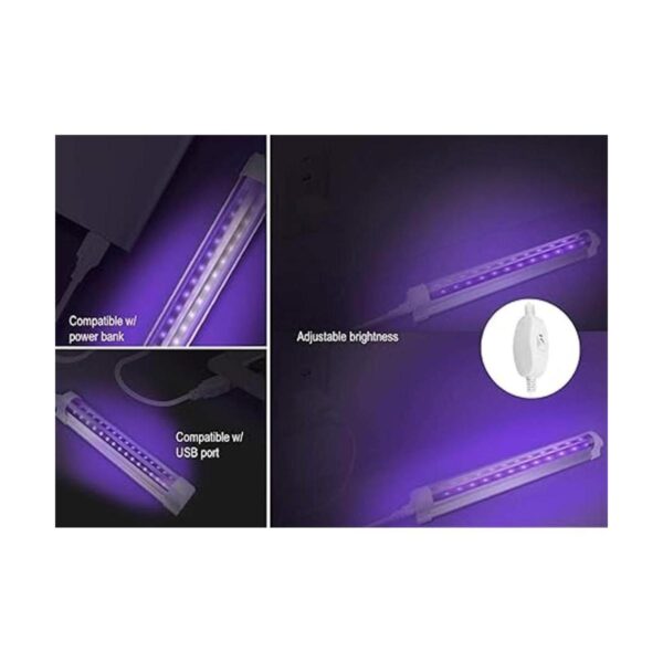 HouLight Tubo LED de luz negra de 6 W para sustituir