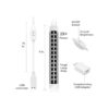 HouLight Tubo LED de luz negra de 6 W para sustituir