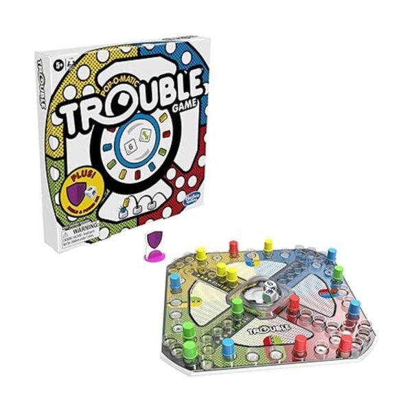 Trouble Juego de mesa incluye escudo y dado de regalo_4
