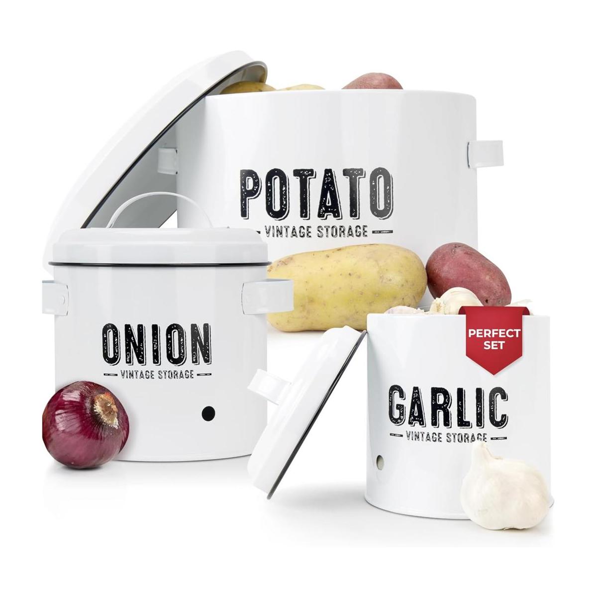 Granrosi Almacenamiento de papas para despensa juegos de