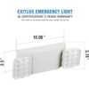 EXITLUX Juego de 6 luces LED de salida de emergencia con_4