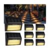 Paquete de 8 luces solares para exteriores 6 luces LED_1