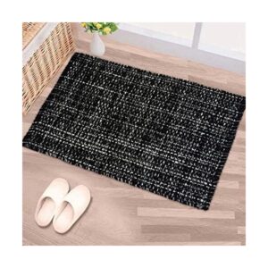 CHARDIN HOME Alfombra texturizada en blanco y negro_1